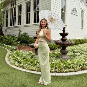 Peppermayo Sage Green Dress